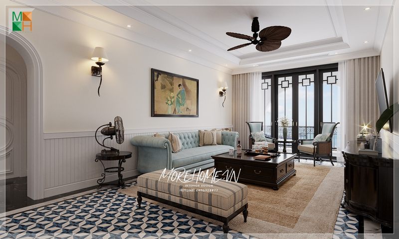 Sofa phòng khách êm ái dễ gây được thiện cảm với khách đến chơi nhà ngay từ ánh nhìn đầu tiên.
